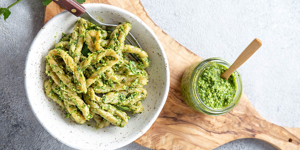Broccoli Pesto Pasta - Dennis Edwards Foodservice